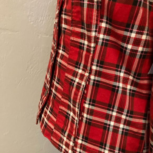Charter Club Red Denim Plaid Jacket - Picture 13 of 15